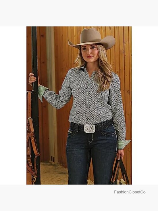 Genuine Leather Western Belt with Rhinestone Buckle main image 4